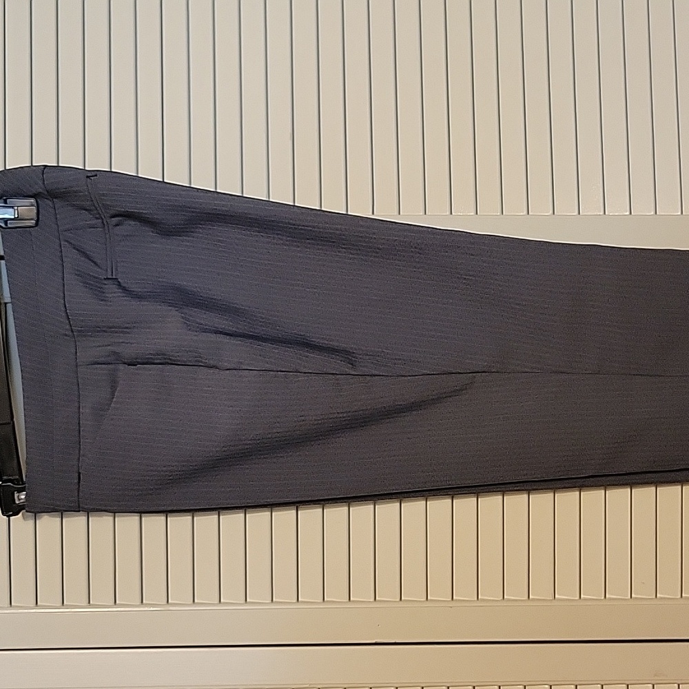 Worthington size 4 dress pants. Grey with a subtle light blue pinstripe.